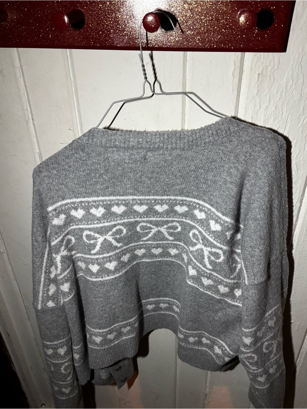 No Boundaries Gray Sweater